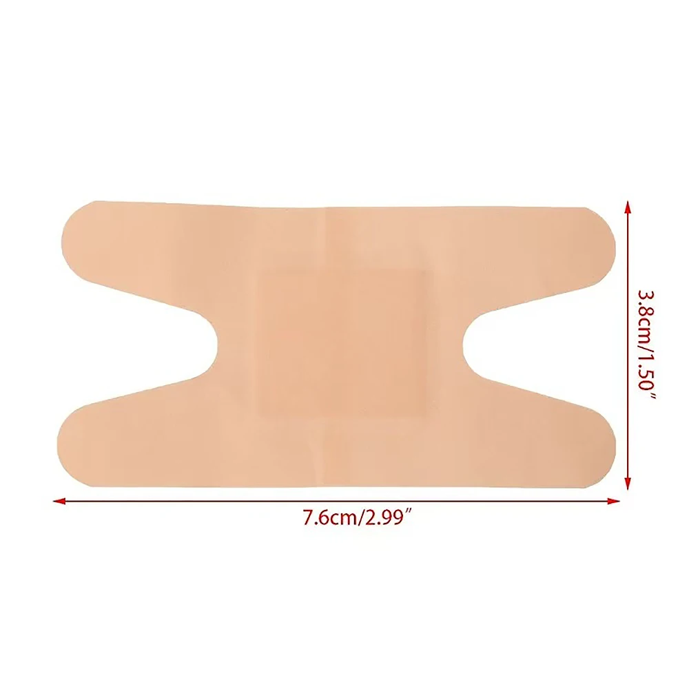 30/50/80Pcs H Shape Knuckle Bandage Adhesive Breathable Flexible PE Finger Joint Patches First Aid Strips for Minor Skin Cuts