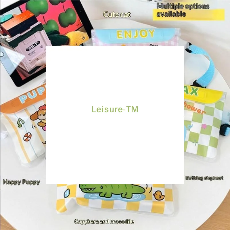 Hot Sale Cute Cartoon Phone Waterproof Bag Outdoor Drifting Sealed Bag Swimming Waterproof Storage Shoulder Bag Waist Bag