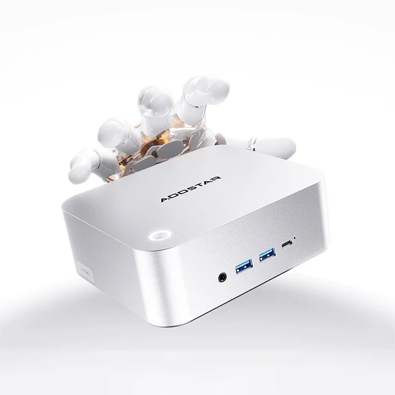 마코 AMD 라이젠 7 Pro8845hs 미니 호스트 고성능 미니 PC AI 게이밍 오피스 디자인 데스크탑 오큘링크 외장 그래픽 호스트