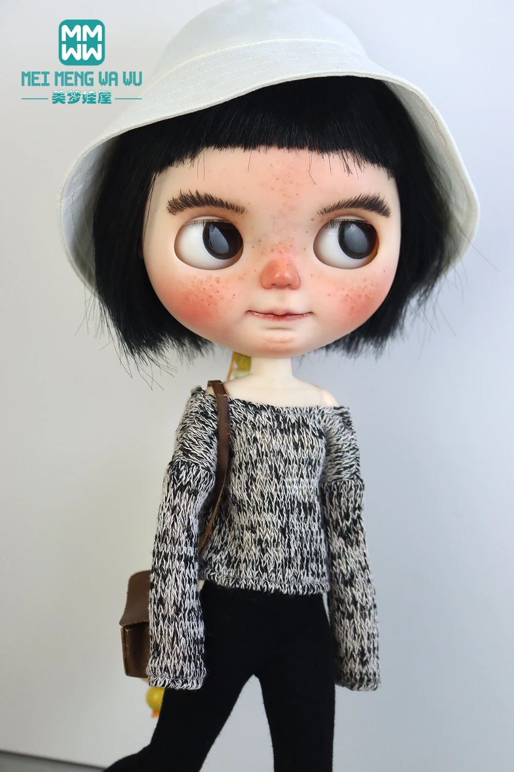 Blyth Doll Clothes Fashion Sweater Flared Pants for 28-30cm Azone OB22 OB24 Toys Gift