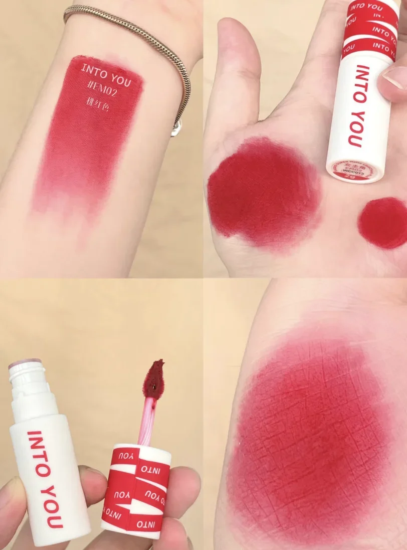 インツーユー シマーリップグロス セクシー プランプ グリッターリップスティック メイクアップ マッドベルベットステイン リップチーク ビューティーコスメティックス リップスティック リップグロス