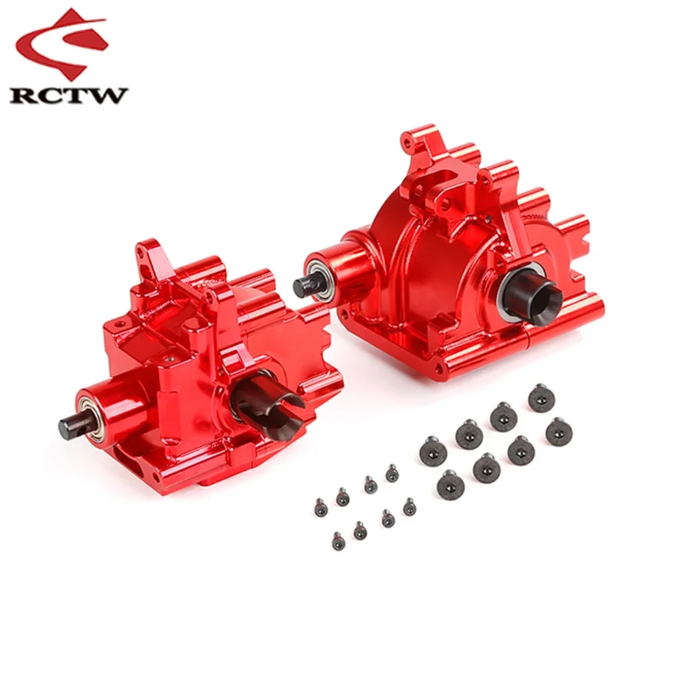 Rc Car CNC Metal Rear or Front Transmission Differential Gear Box Assembly for 1/5 Losi 5ive T ROFUN ROVAN LT KM X2 FID DDT QL