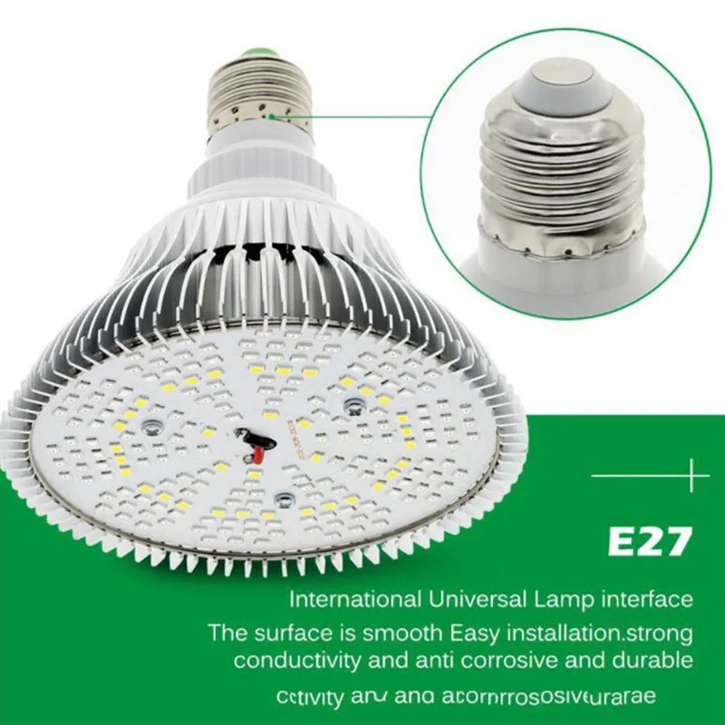 300W LED flower Grow Light Bulb E27 LED Plant 200 LEDs sunlight Full Spectrum Growing Lights for Indoor grow tent greenhouse a1