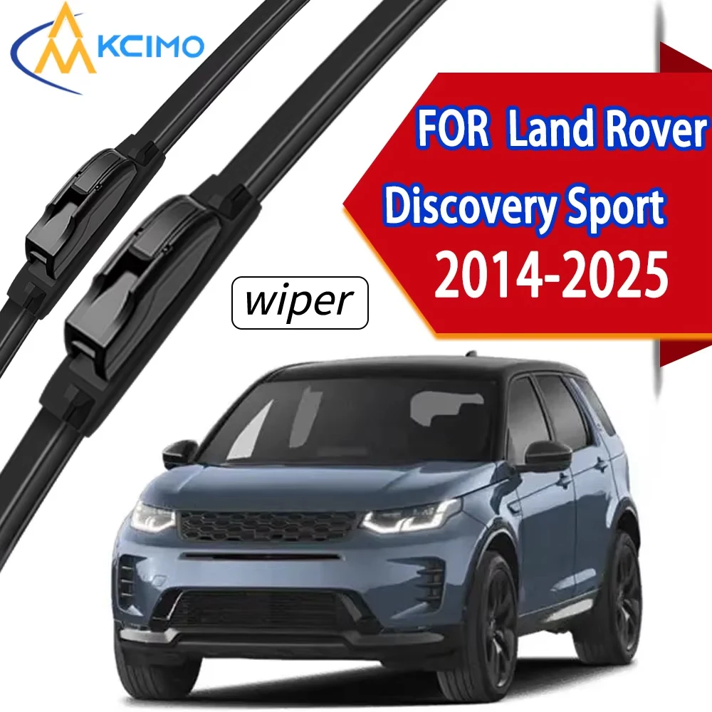 

2Pcs Front Windshield Wiper Blades High Quality Flexible Rubber Quiet Wiping Direct Fit For Land Rover Discovery Sport 2014-2025