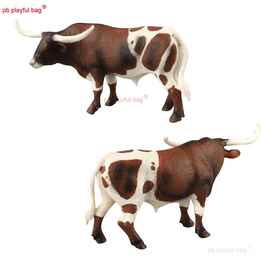Simulation Ranch Animal Figurine Poultry Antelope Zebra Pan Sheep Solid Model Decor Action Figure Kids Educational Toys ZG388