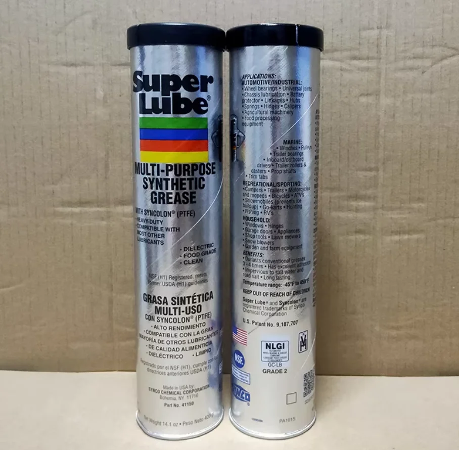 FOR Super Lube Multi-Purpose Synthetic Grease PTFE cartridge 400g 41150 91015 71150