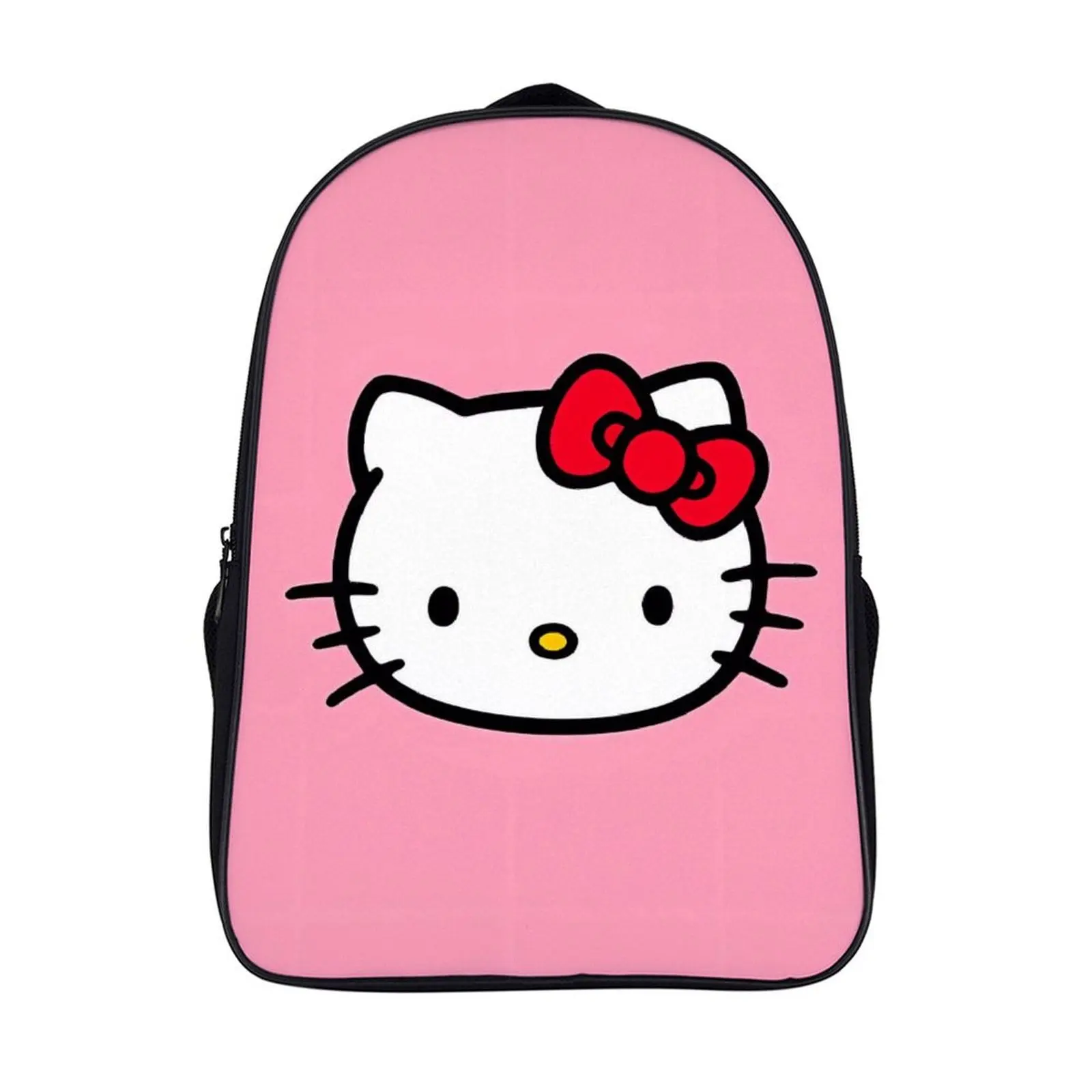 Fashion Student's Backpack Cartoon Sanrio Hello Kitty School Bag 16 Inch 2 Compartment Backpack Student Schoolbag