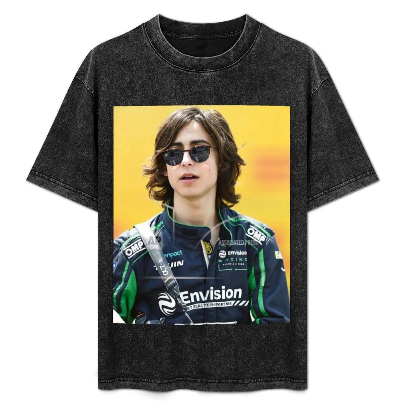 Aidan Gallagher Racing T-Shirt anime tshirt for a boy men workout shirt