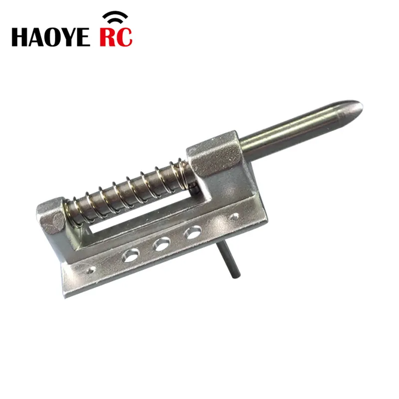 Haoye 1 PC Pin Length Aluminum Canopy Locks For RC Airplanes Parts Electric Planes Foam Model Accessories Color Silver