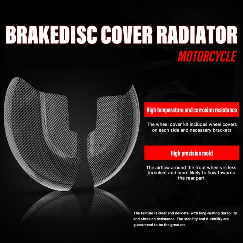 Super Sale Motorcycle Wheel Cover Brake Disc Cover Radiator for DUCATI Panigale V4 V4S V2 Street Fighter V2 V4 V4S 2018-2024