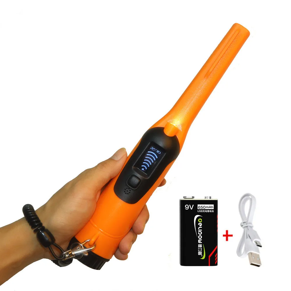 

Metal Detector for Adults Professional High Sensitivity Handheld Pinpointer Wand Waterproof LCD Gold Tester Machine Three Modes