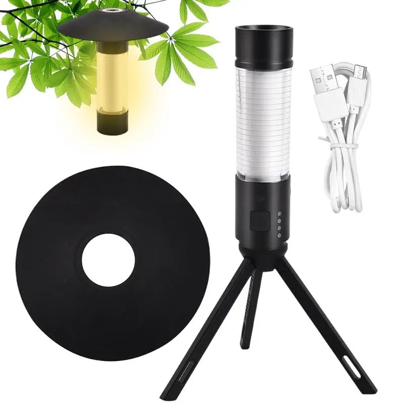 Rechargeable Camping Light Waterproof Camping Lights Adjustable Inspection Light Multifunctional Portable Tent Light With Metal