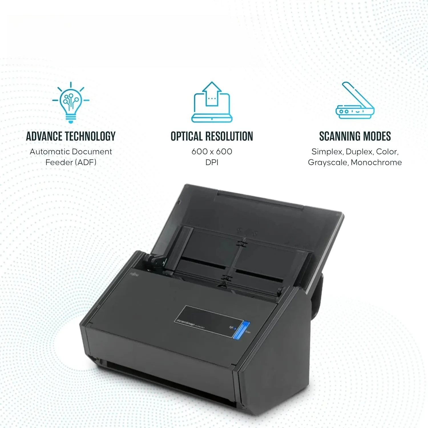 YINZAM Fujitsu IX500, IX1600: Беспроводной сканер фото и документов, высокоскоростной USB, поддержка облачных сервисов, большой сенсорный экран, автоматическая подача документов