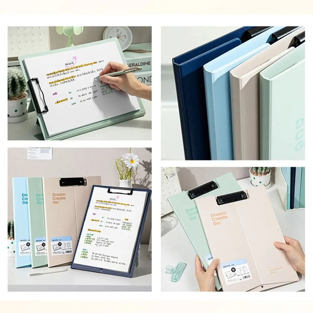 

Multifunctional Dual Use A4 File Folder Vertical/Horizontal Use Student Writing Pad Contract Folder School Office