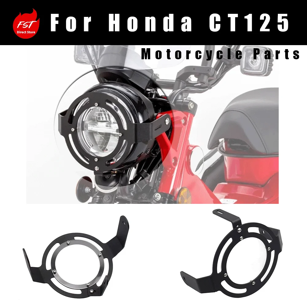 For Honda CT125: Headlight Guard / Headlight Mesh Protector