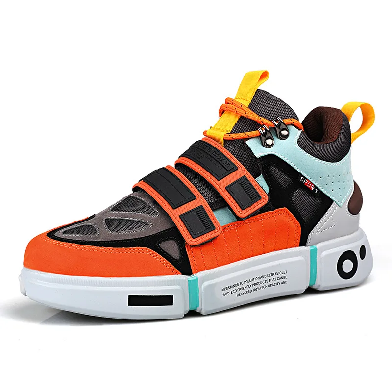 Zapatillas de deporte altas para hombre, zapatos deportivos informales para correr, Zapatillas de entrenamiento transpirables, Zapatillas de baloncesto, otoño