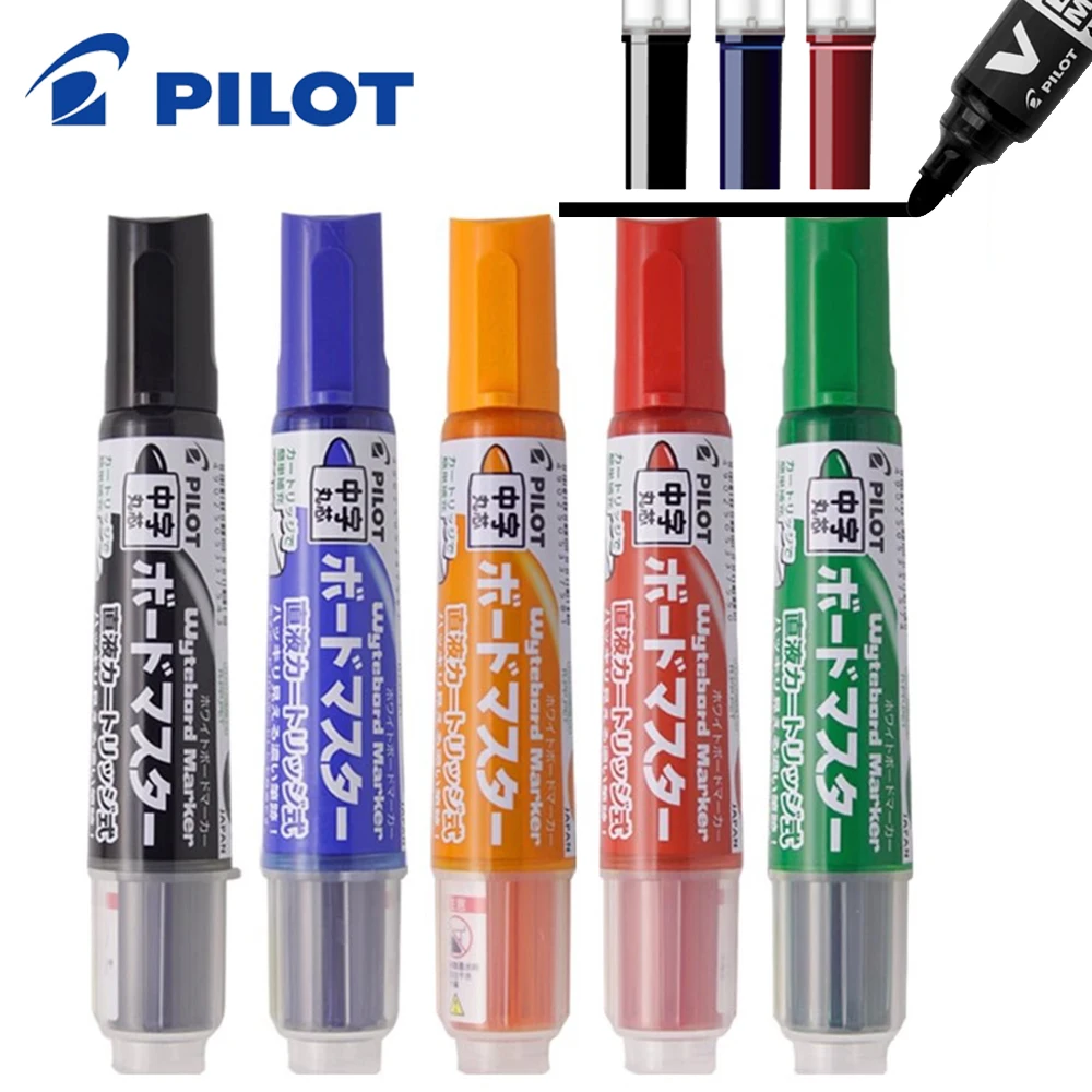 Pilot Whiteboard Marker Set  2.3mm Magic Pen Erasable Refillable Liquid Ink Painting Drawing School Supplies Teacher Stationery