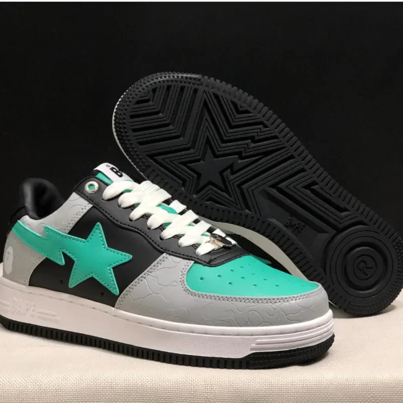 BAPE Men Women Vibe BapeGoose Sports AF Sneakers Unisex Air Skateboarding Bapesta Sta Sport Force Sk8 Outdoor Walking Shoes BBP8