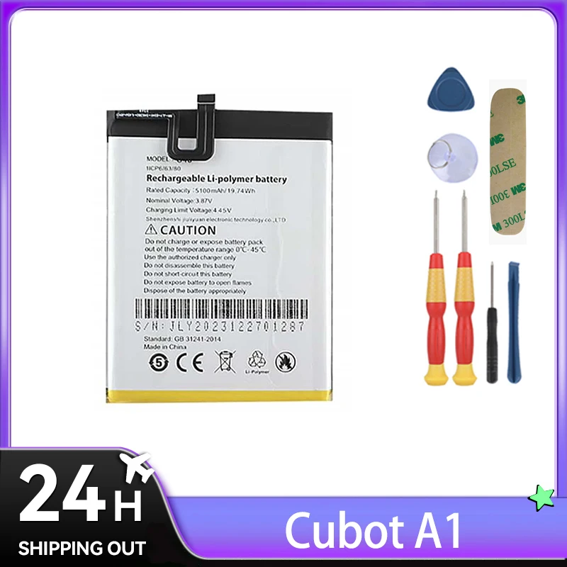 For Cubot A1/A20/P60/P80/X19/X18 Plus/P20/X20 Pro/X30/X50/X70/X100 Phone High Quality Battery With Tools