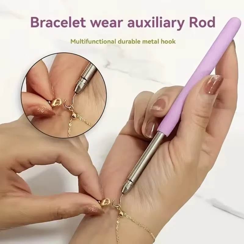 Help Wear Bracelet Tool Partner Jewelry Helper Fastening Aid Quickly Unfasten Hooking Equipment Pliers Clasps Ties Zipper Craft