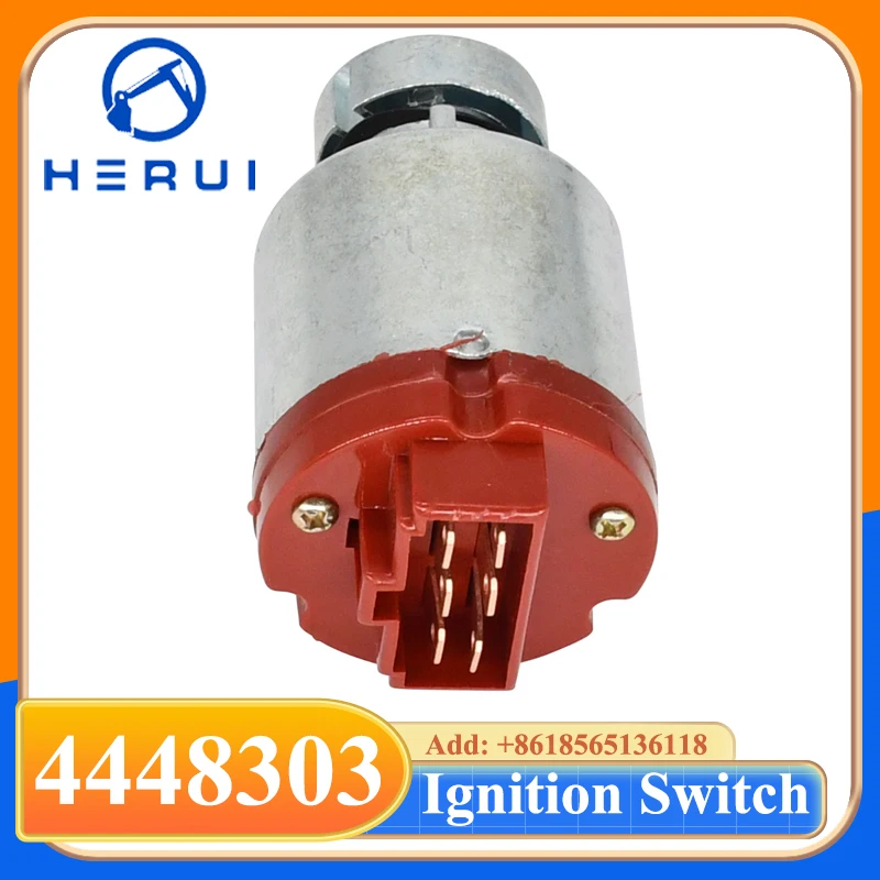 EX200-2 EX200-5 EX200-3 Ignition Switch 4448303 4705920 4360297 4477373 for Excavator Starter Switch with 2 Keys