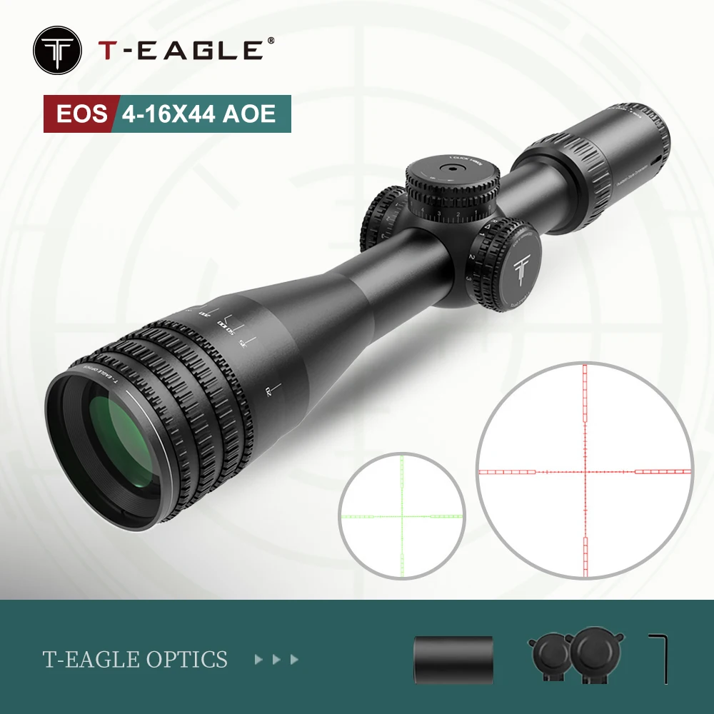 

T-EAGLE EOS 4-16X44 AOE Sniper Scope For Hunting Caza Optical Lunette With Visualization Diopter Compensation Air Gun Luneta