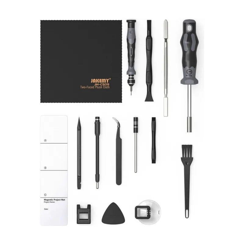 ABLJ JAKEMY Industrial Tool Set- Chrome Vanadium Steel Screwdriver Kit YF-P13(54-Piece) For Home And Electronics Repair