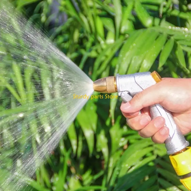 97QC Logam Taman Taman Taman Penyemprot Air Penyemprot Waterer Water Selang Rumah Tangga Lawn Cuci Senjata Penyiraman