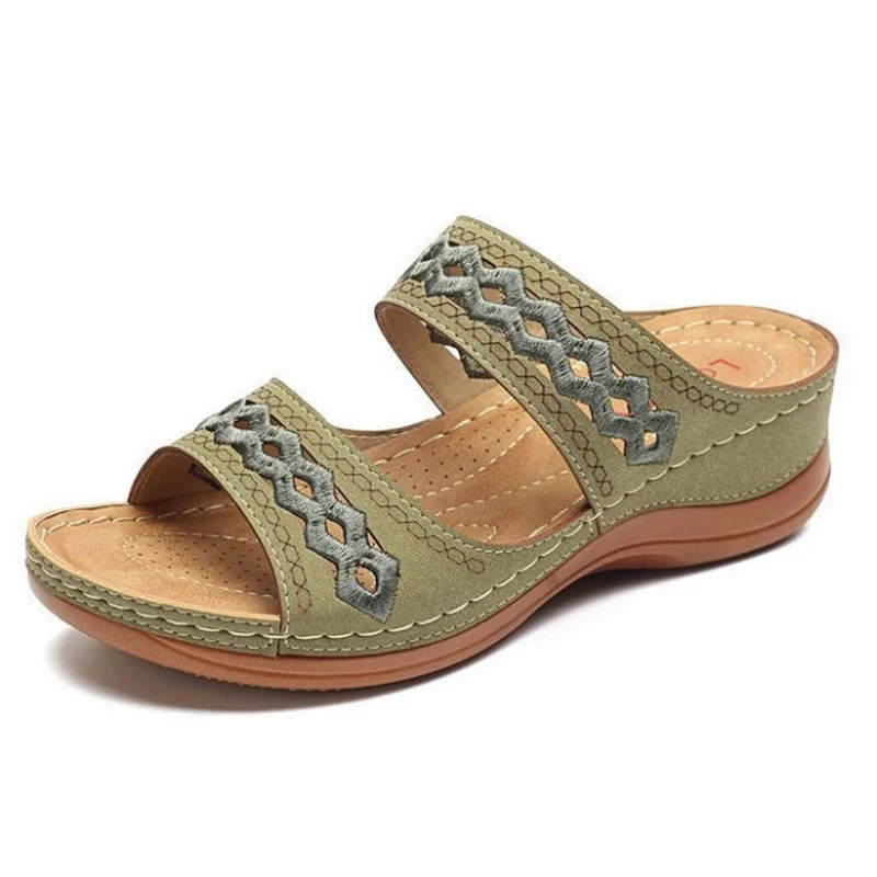 sandals women 2021 Summer Women Shoes Wedges Sandals Platform Casual  Roman Women\'s Sandals Beach Shoes Soft Female Shoes Woman