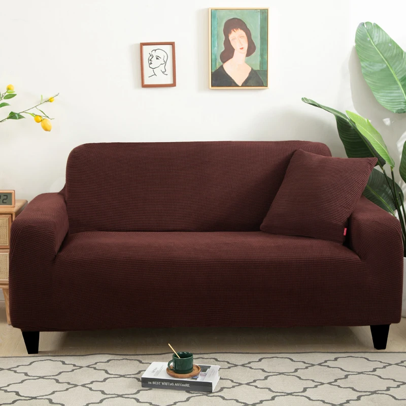 Sofabezug Elastisch für Wohnzimmer Zuhause Jacquard Stretch Schonbezüge Eckcouchbezüge 1/2/3/4 Sitzer L-Form Kostenloser Einkauf – Detail 8