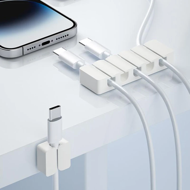 Enrouleur de câble de stockage de données, protection de câble de charge, partenaire, pince en silicone