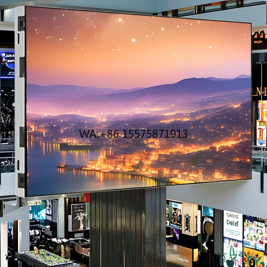 High Definition Refresh Rate Giant SMD P1.87 Full Color Indoor Fixed Pitch Led Screen Disp y Video Wall Panel for Shopping Mall