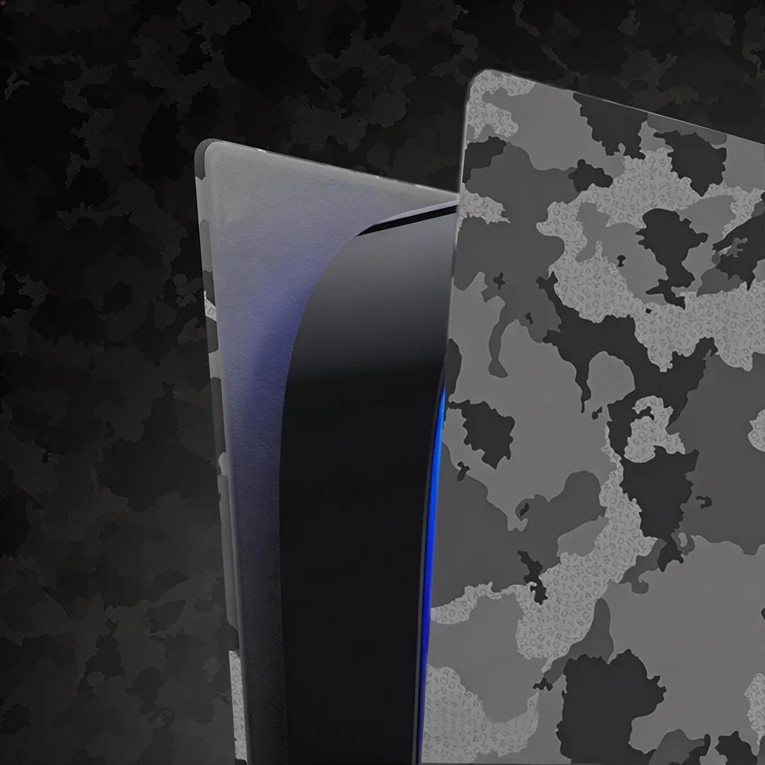 For PS5 Console Disc Version Camouflage Skin Faceplate Shell Console Replacement Backplate Shell For Playstation 5 Disc Edition view 4