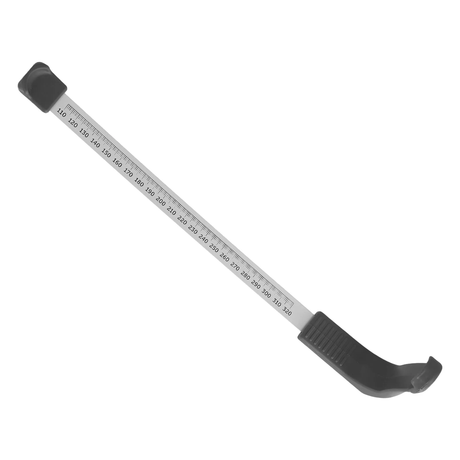 Grey Silver Steel Tape ABS Shoe Measurer 110-320mm Foot Gauge Ruler Tool For Precise Adult Sizing In Retail Or Home