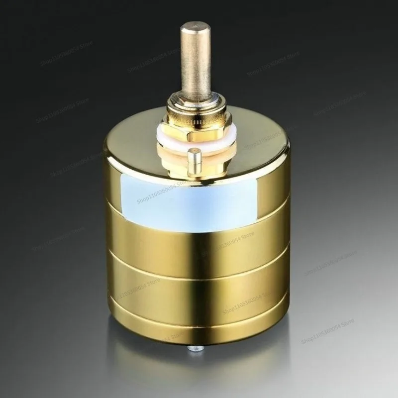 For Stereo 24-speed, Step-by-step, Power Amplifier Volume Dual Potentiometer, Gold 100K 250K