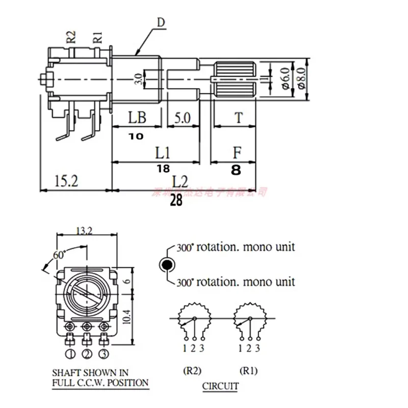1 قطعة B50K ألفا الأصلي 12 نوع مزدوج مزدوج قابل للتعديل الجهد 50k مقبض 28 مللي متر زهرة B50K 9 مللي متر ثقب القدم