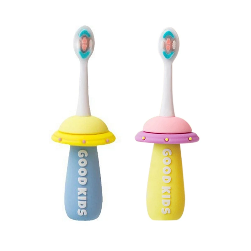 HFIL-dziecąca szczoteczka do zębów, uczniowie z miękkim włosiem 2-12 lat, okres zmieniający zęby, szczotkowanie zębów liściastych
