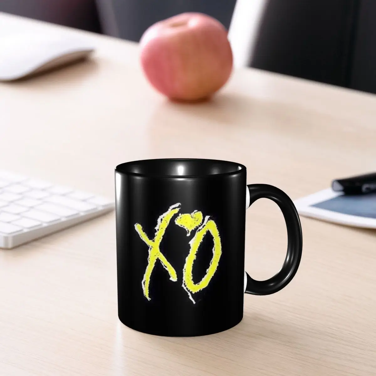 Rapper The Weeknd Blinding Lights Dawn FM Mug Funny Ceramic Coffee Cups Tea Mugs Milk Cup Drinkware Gifts for Woman Man