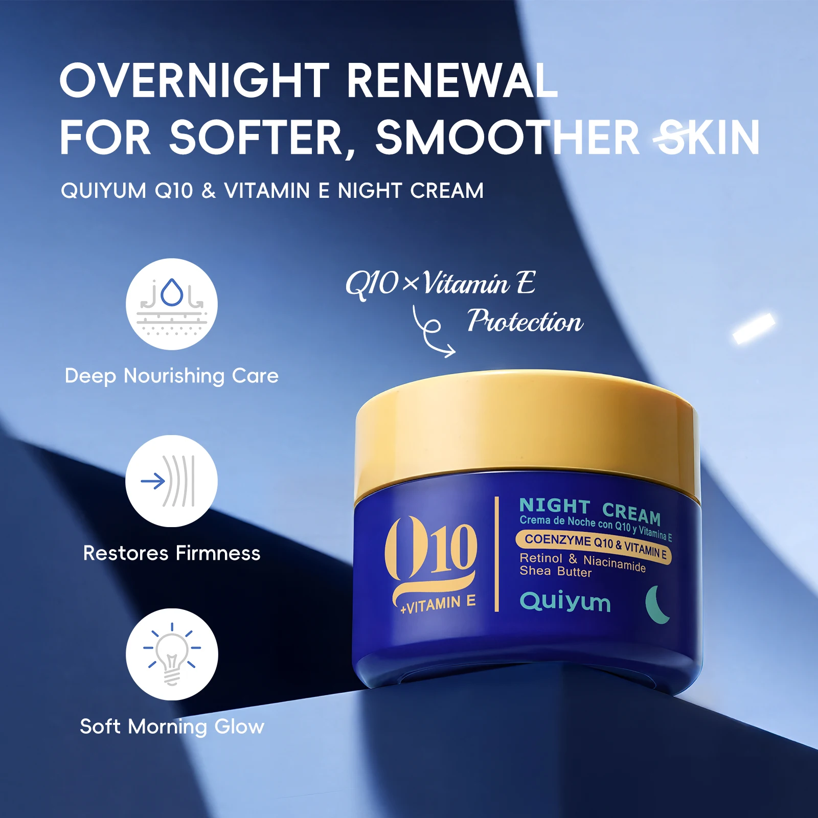 Crema Notte Quiyum Q10 e Vitam - Coenzyme Q10 Cream recensione e prezzo