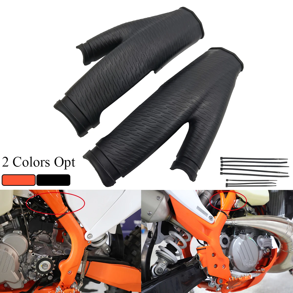 

For KTM SX SX-F XC XC-F EXC EXC-F XC-W XCF-W 125-500 Enduro Dirt Pit Bike 2019-2022 Motorcycle Frame Cover Guards Protector