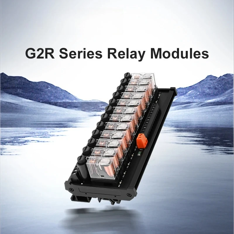 PNP/NPN Intermediate Relay Module G2R-1-E Control Module DC 24VDC One Open One Closed 16A 8/16 Way Screw Type Spring Inline