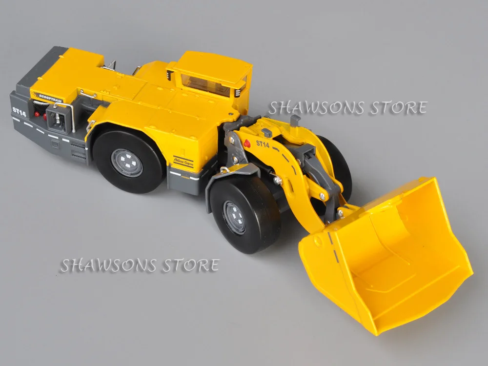 1:50 Scale Diecast Engineering Vehicle Model Toy Scooptram ST14 Underground Loader Miniature Replica