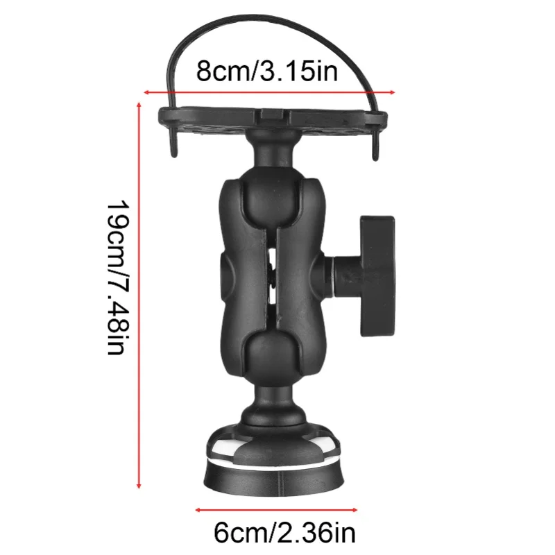 Fish Finder Mount With 360 Degree Rotation Ball Joint Action Camera Holder For Boat Kayak