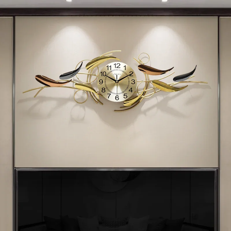 Vintage Battery Clock Wall Decor Digital Big Nordic Smart Wall Clock Modern Design Items Living Room Orologio Daparete Decor
