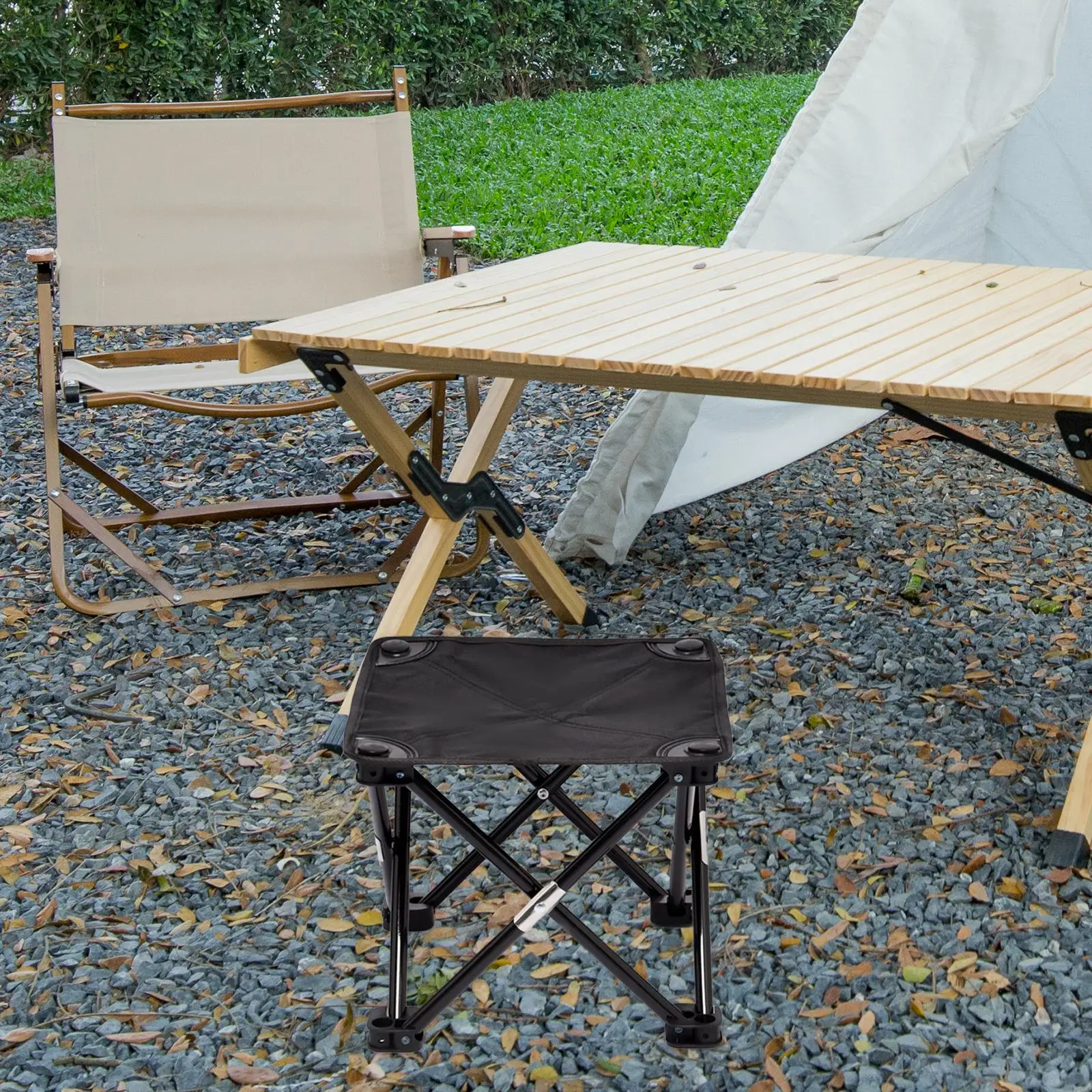 折りたたみ式フットスツールとフットレスト,ポータブルスツール - Outdoor Camping Lounge Chairs のレビューと価格