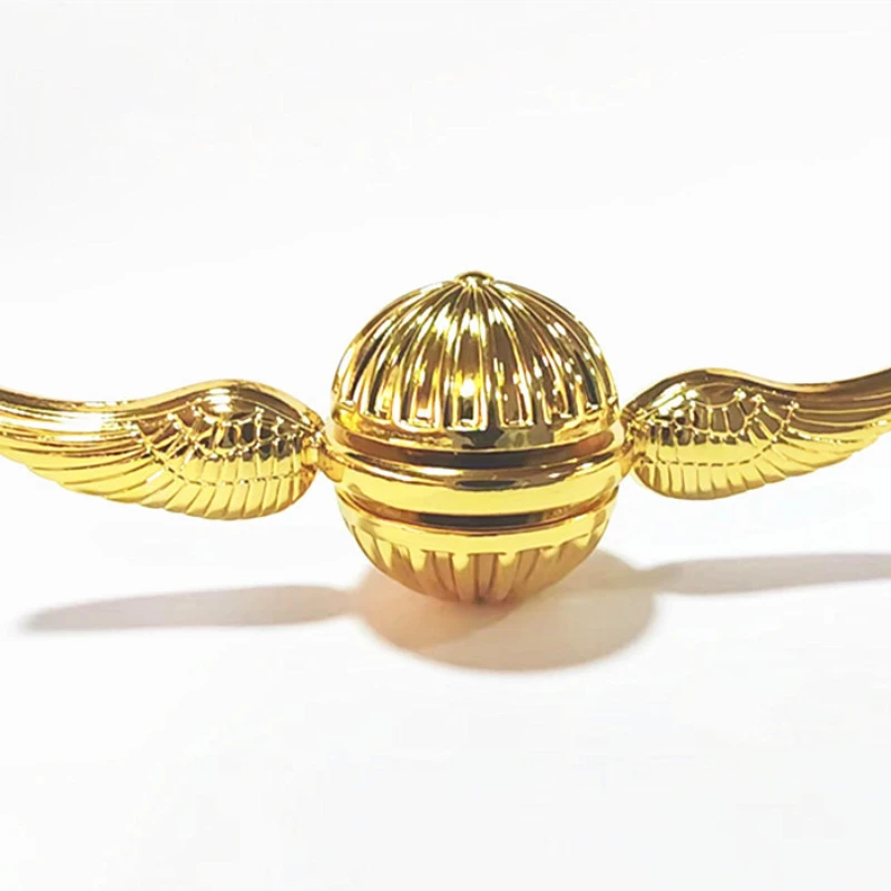 Golden Snitch Fidget Spinner Metal antystresowy żyroskop na czubku palca obrót Kupidyn bączek zabawki dla dzieci dorośli autyzm ADHD