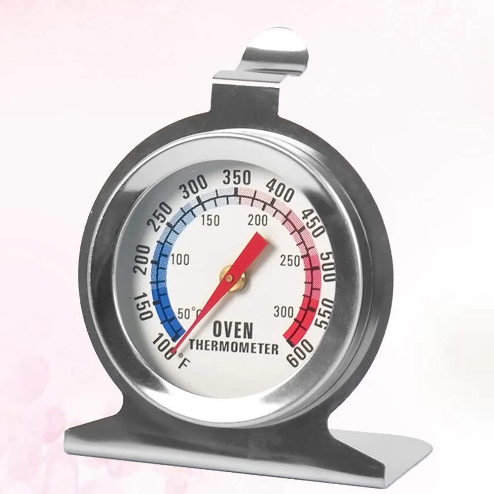 

Stainless Steel Bbq 50-300°C +/-2°C Oven Thermometer Compact Design Home Use Kitchen Grilling Cooking Temperature
