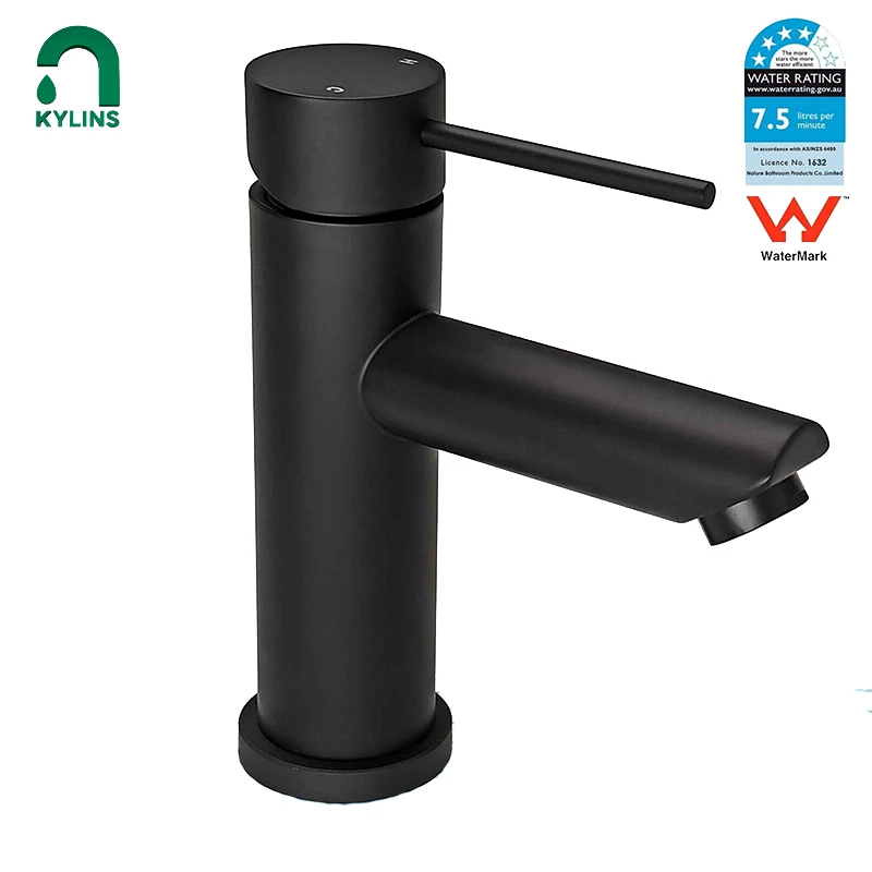 KYLINS AU Bathroom Faucet Matte black Single Handle Bathroom Sink Faucet for Washing Washbasin Tap Kitchen Sinks Toiletries Tap