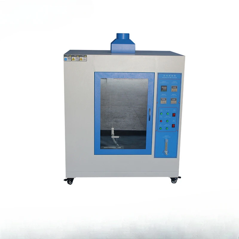 Needle flame testing machine, needle shaped burner, horizontal and vertical combustion testing machine, needle flame flame flame