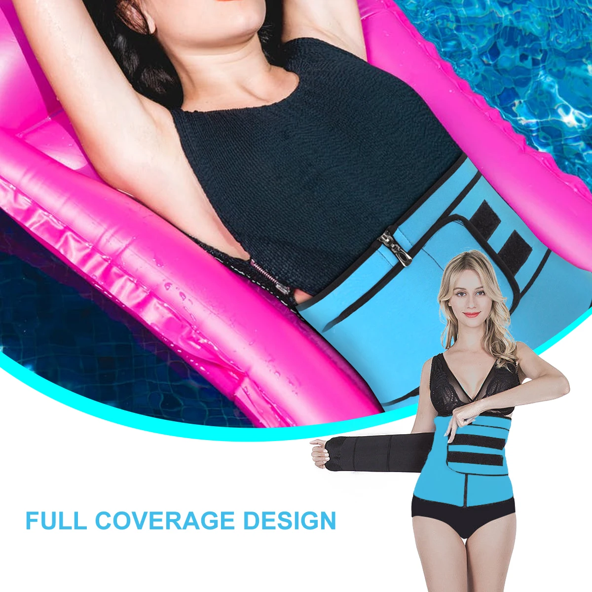 

Waist Trimmer Women Sweat Corset Fitness Tummy Support Gym Fitness Belt Daily WearPosture Correction